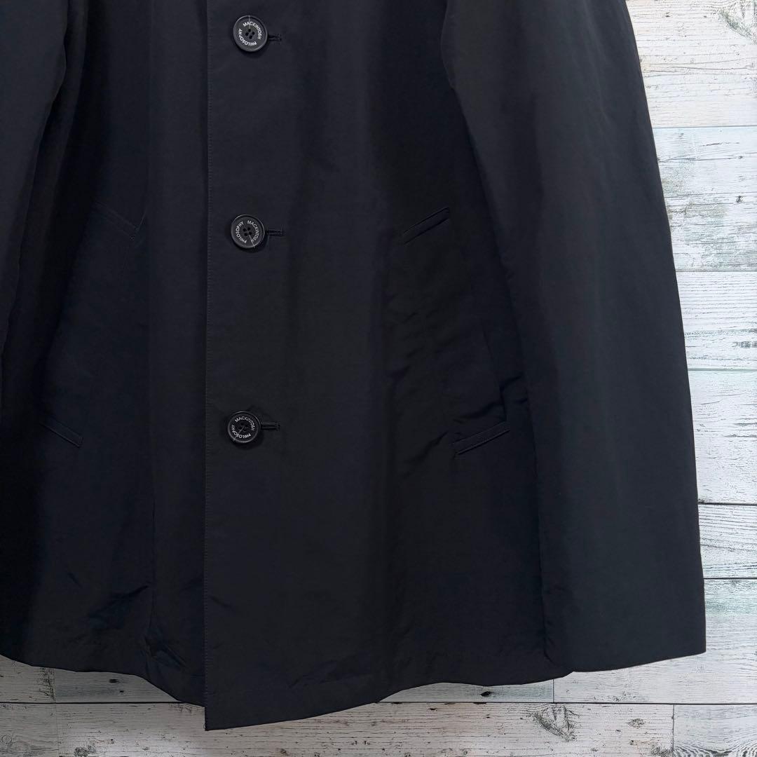 ☆ほぼ未使用☆マッキントッシュフィロソフィー　ステンカラートロッターコート　黒