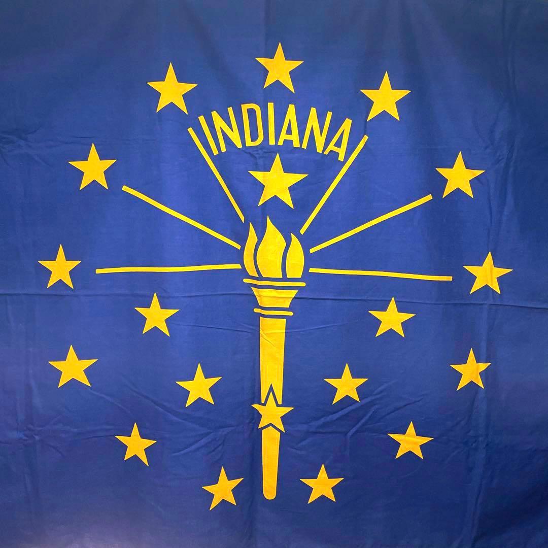 Vintage ヴィンテージ フラッグ インディアナ州旗 ANNIN FLAG