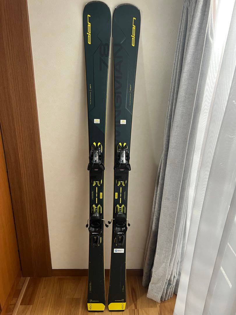 アジりすと　Elan エラン スキー 板 ビンディング付き　値下げ