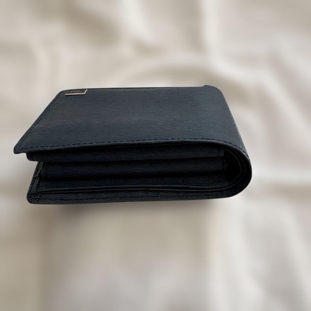 極美品✨ポーター　PORTER CURRENT カレント　　二つ折財布　ネイビー