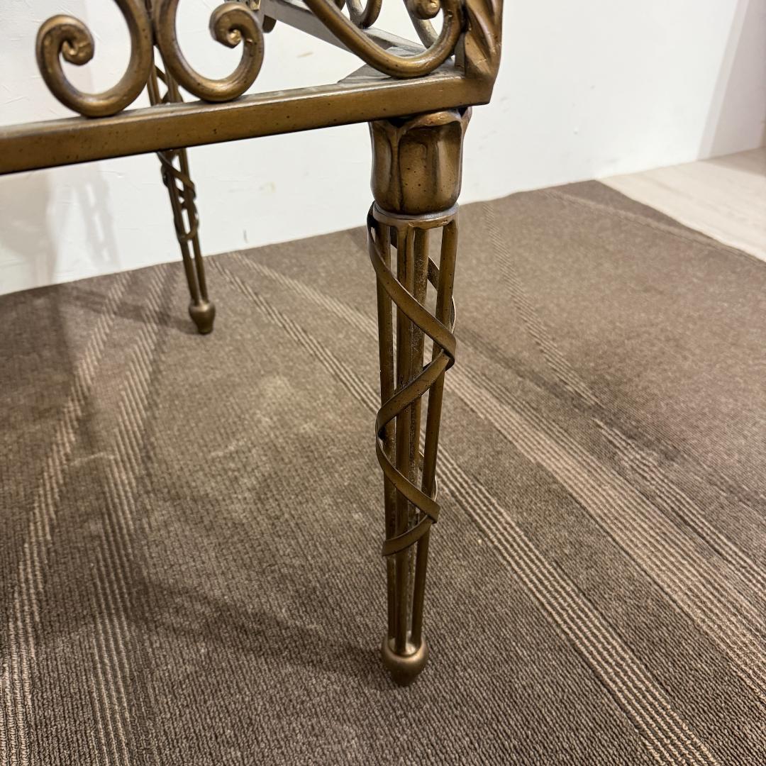 ドレクセル　DREXEL　マクタンストーン　サイドテーブル　ガラス　約70万円