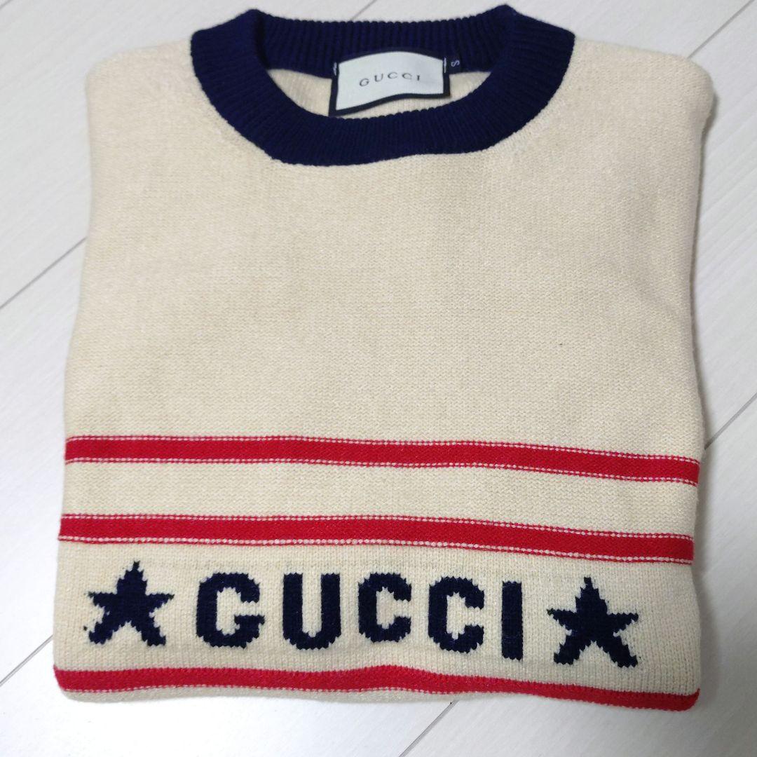 GUCCI ストライプ ニットセーター 長袖