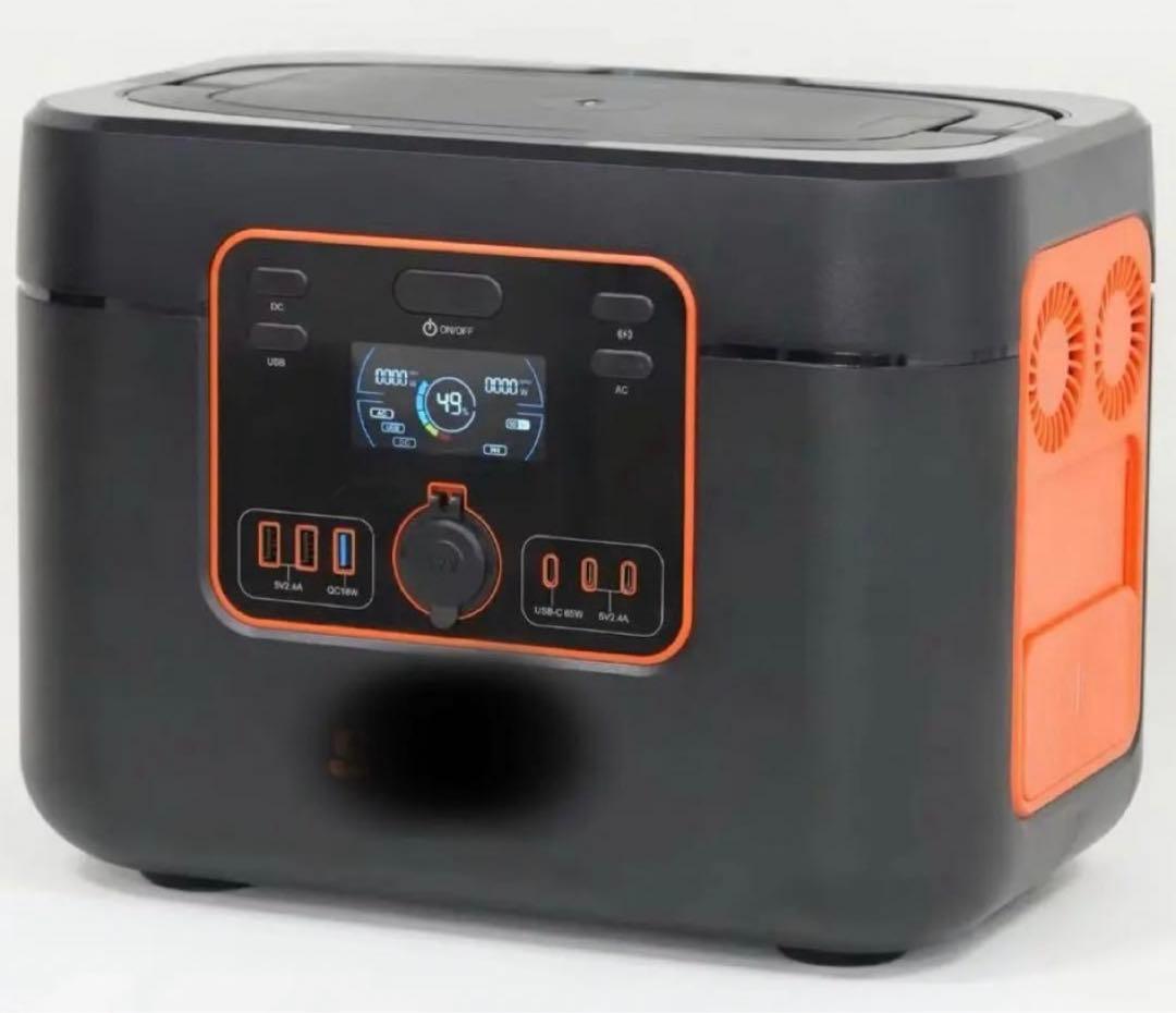 アウトドア充電式ポータブルインバーター　発電所　1200w 新品PSEマークあり