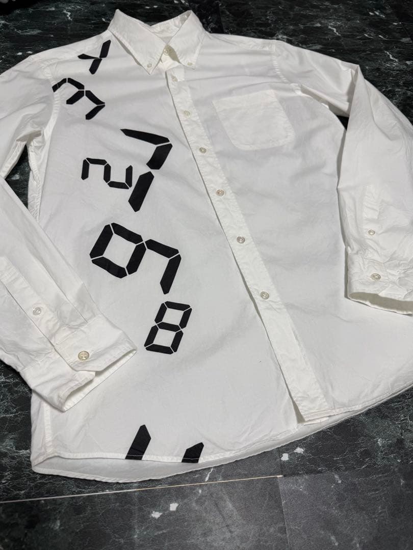 SOPHNET. x 宮島達男 TIME WATERFALL B.D SHIRT