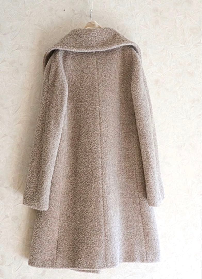 Max Maraアルパカミルクティカラーコートsize 38/M相当