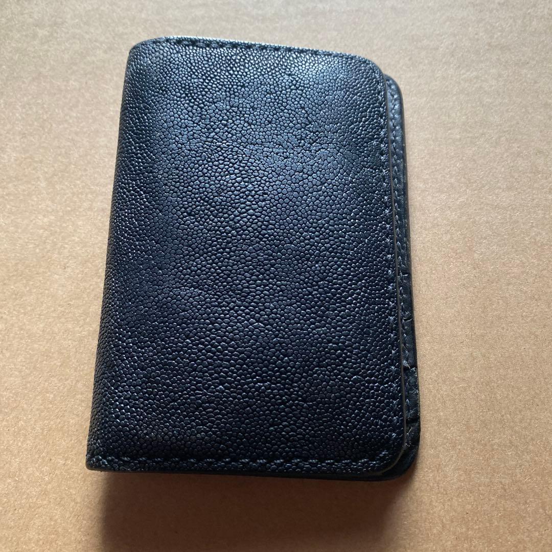 FUNNY 二つ折り財布 黒 elephant革