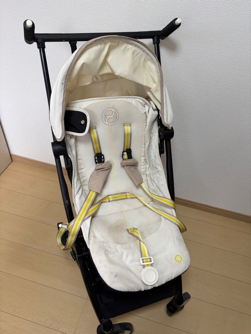 【除菌済み】サイベックス　リベル　オフホワイト　子ども用品　ベビーカー