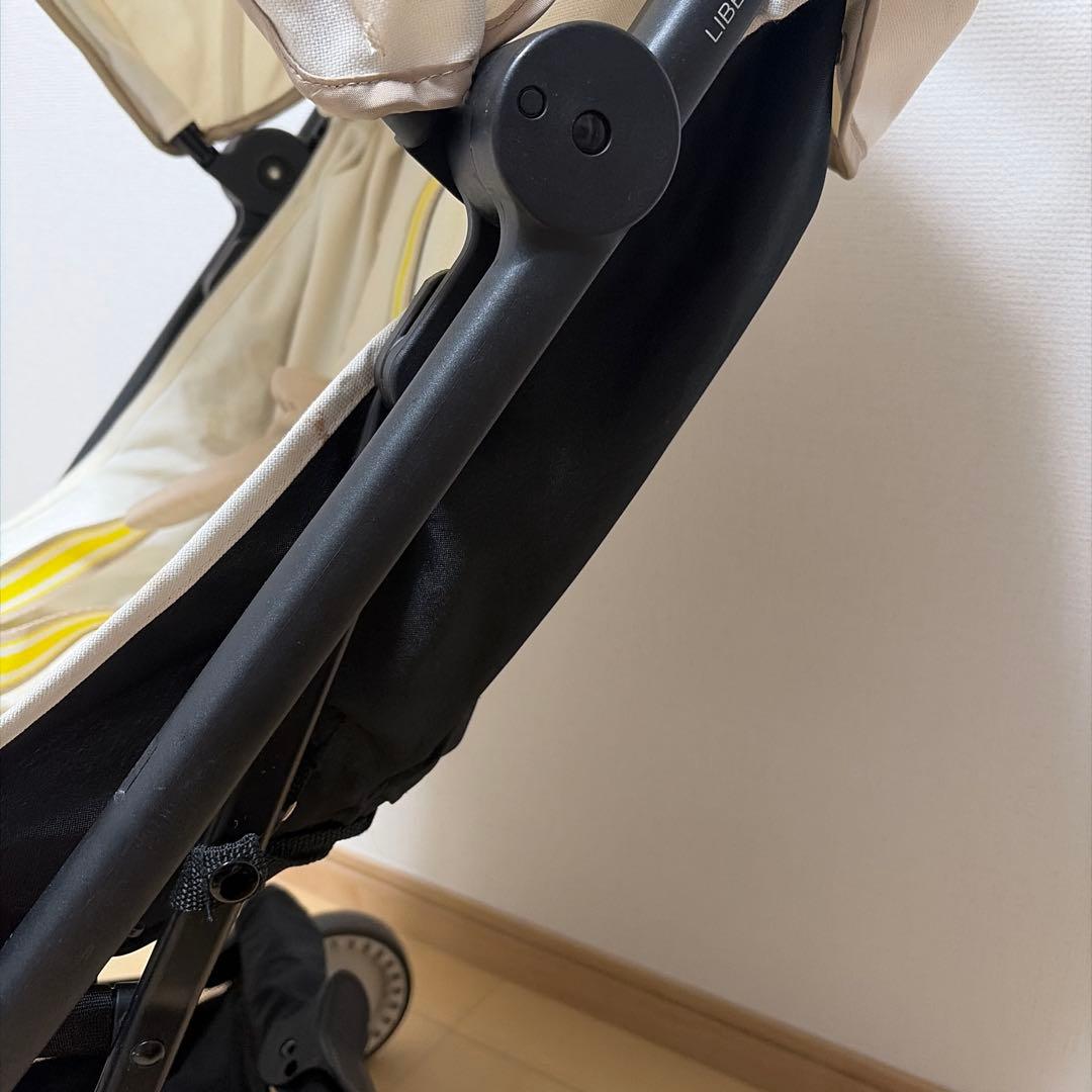 【除菌済み】サイベックス　リベル　オフホワイト　子ども用品　ベビーカー