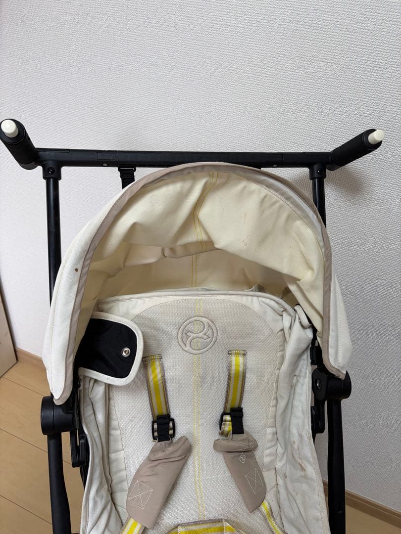 【除菌済み】サイベックス　リベル　オフホワイト　子ども用品　ベビーカー