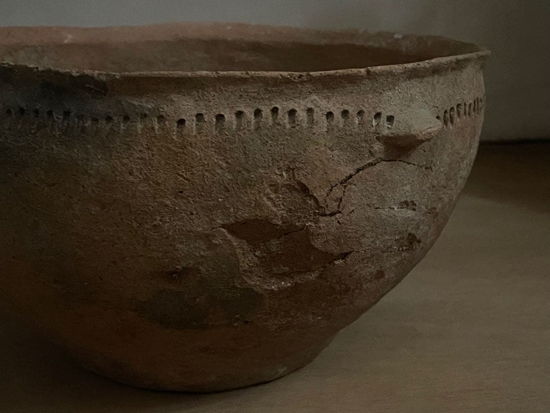 ヨルダン土器鉢　紀元前3500-2900年　/青銅器 古道具坂田　弥生