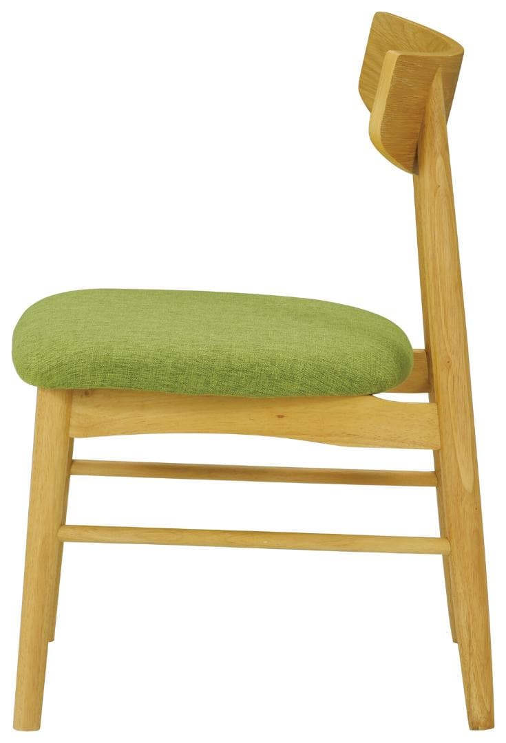 SK DC XS8　12脚　ダイニングチェア　ナチュラル＊グリーン