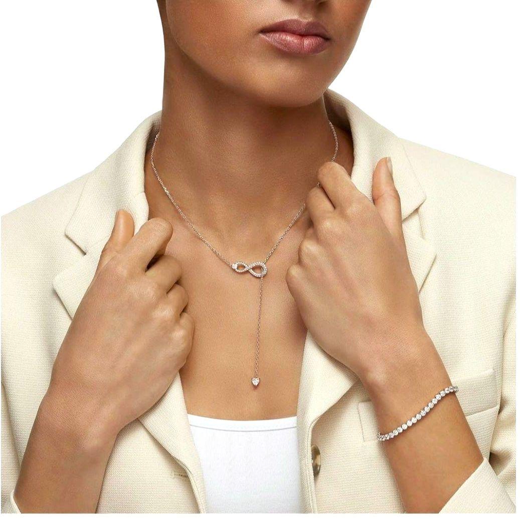 ほぼ新品 SWAROVSKI テニス Dluxe ブレスレット スワロフスキー