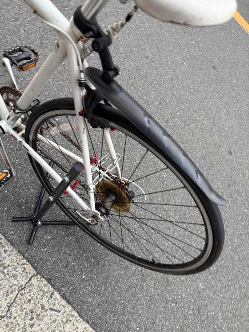 89 自転車 大阪市 【引取り限定】 ロードバイク 変速付き