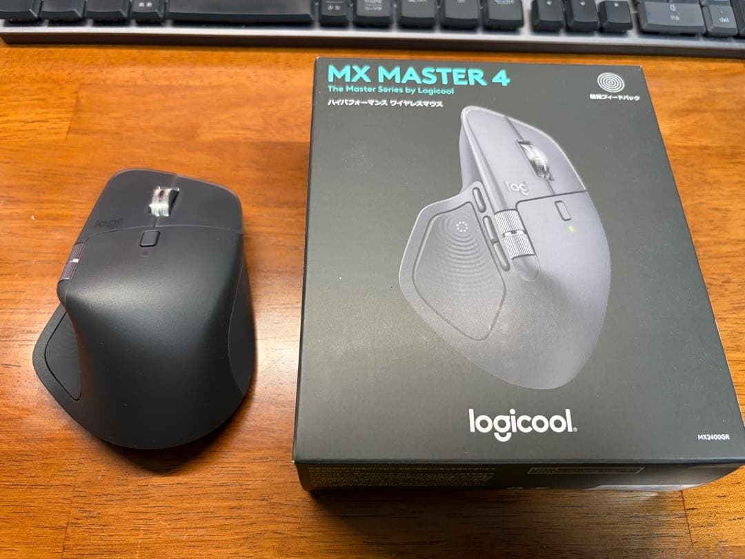 【美品】Logicool MX MASTER 4 マウス本体 グラファイト
