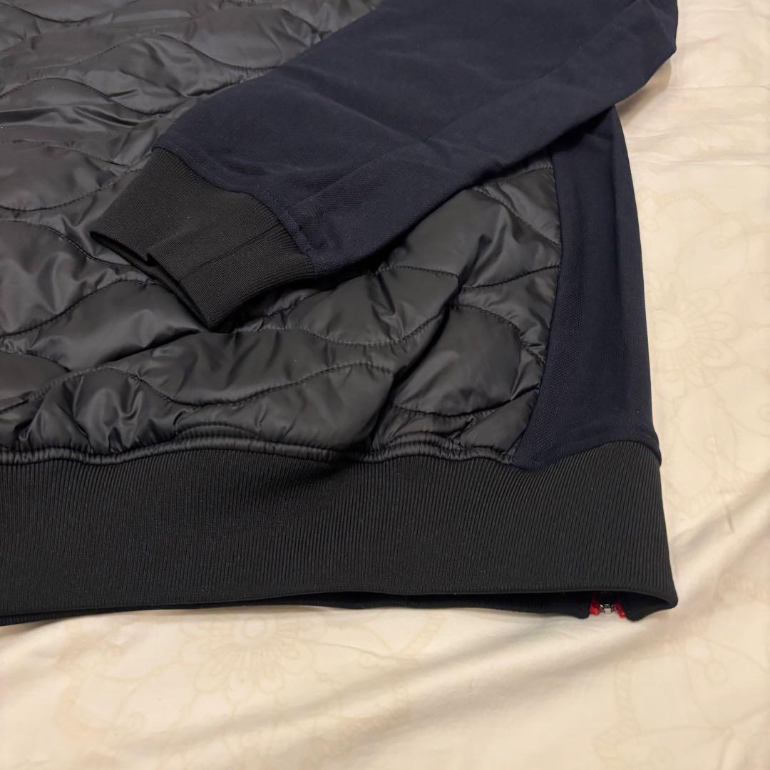 ROUGH&SWELL 素材切替 長袖中綿スニード　ネイビー　M