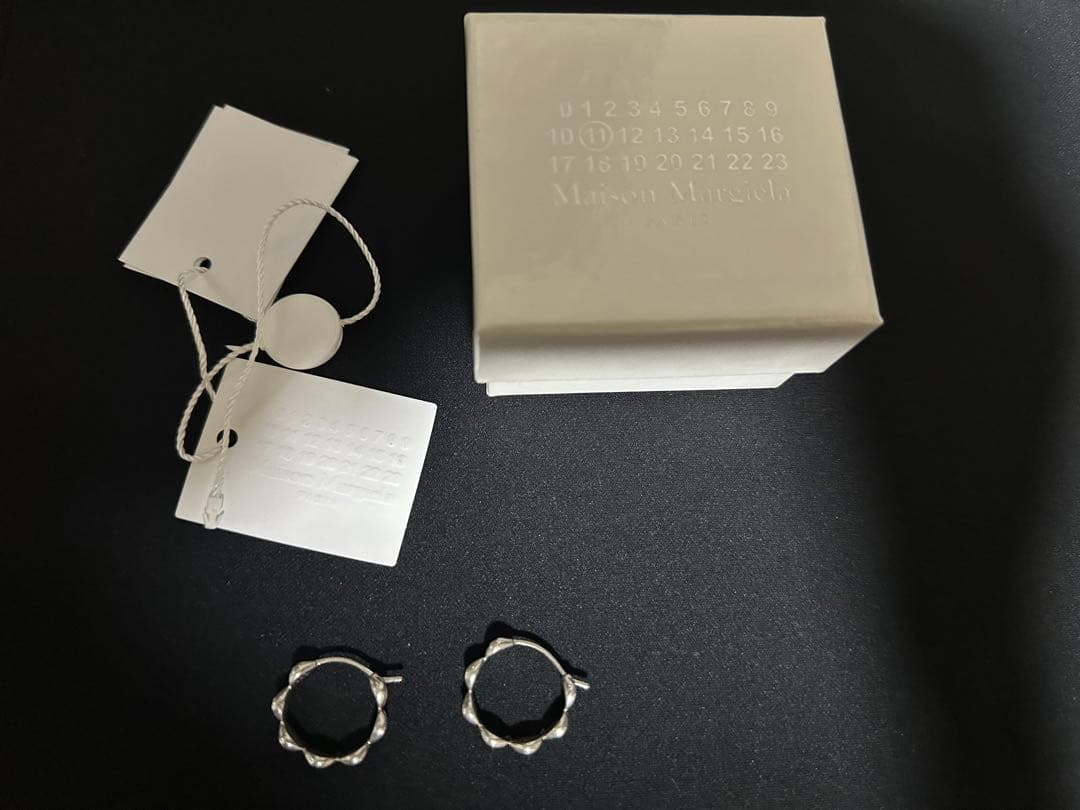 Maison Margiela マルジェラ ピアス シルバー フープピアス