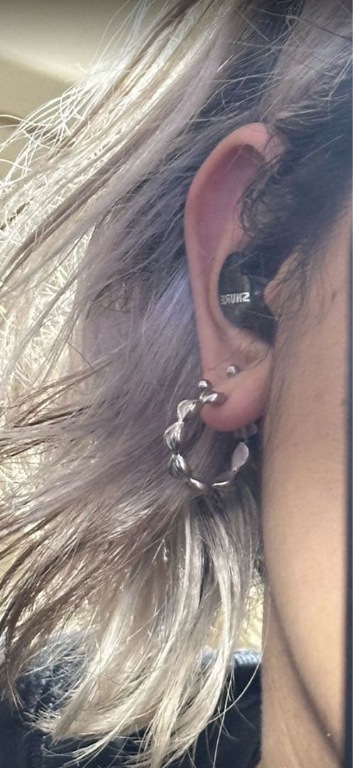 Maison Margiela マルジェラ ピアス シルバー フープピアス