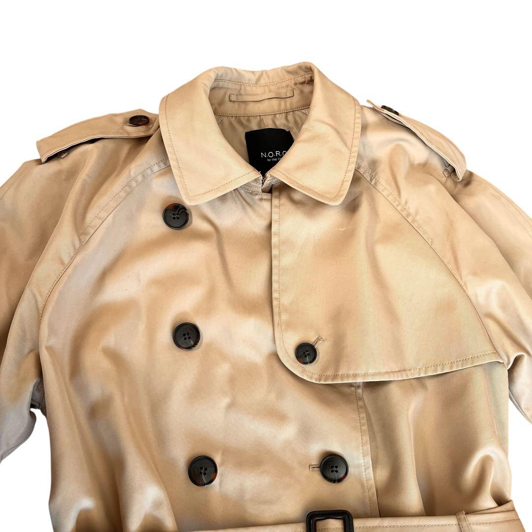 norc ノークバイザライン トレンチコート 美品 ベージュ 定番