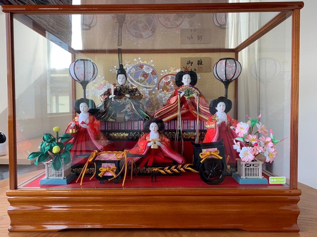 雛人形セット ひな祭り用 ケース入り