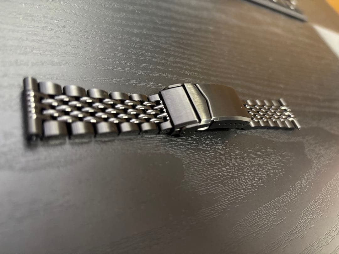 タイコノート20mm MIL-TAT Goma BOR DLCステンレスベルト