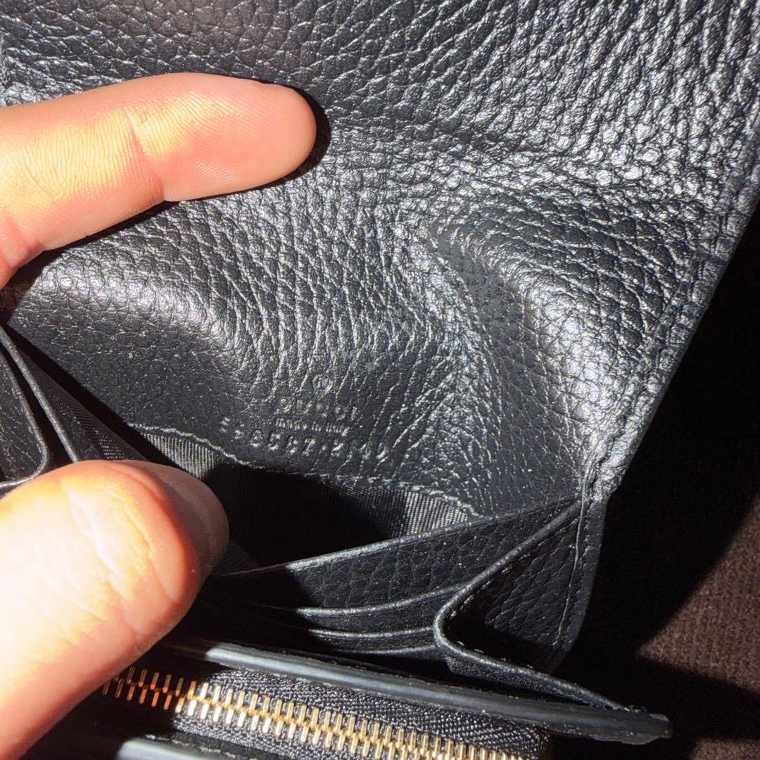 ダブルG バイカラー ミディアム ウォレット