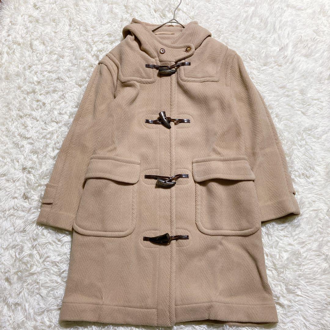 良品☆オールドイングランド　ダッフルコート　ヘリンボーン　鼈甲ボタン　フランス製