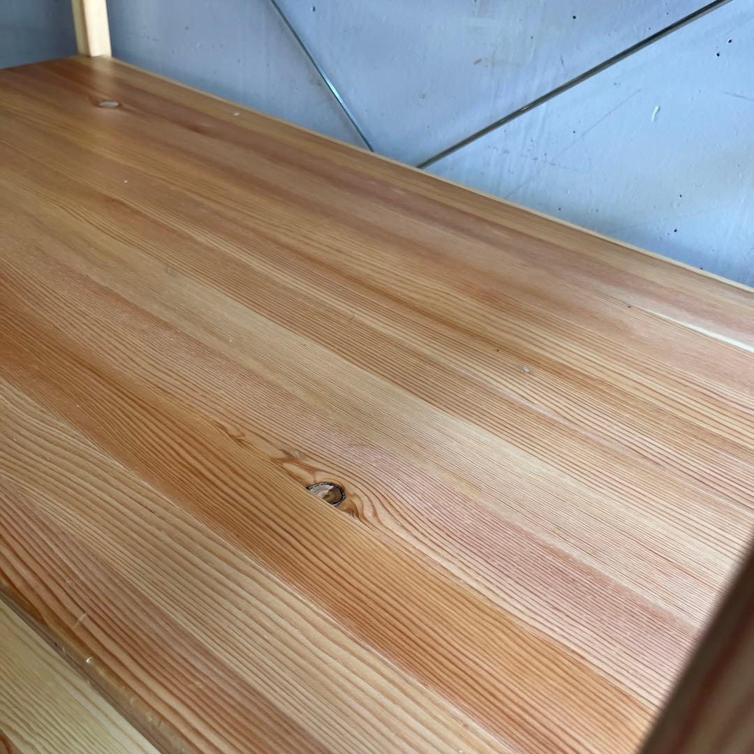 美品・希少木製バー仕様★無印 パイン材ユニットシェルフ・ワードロープ