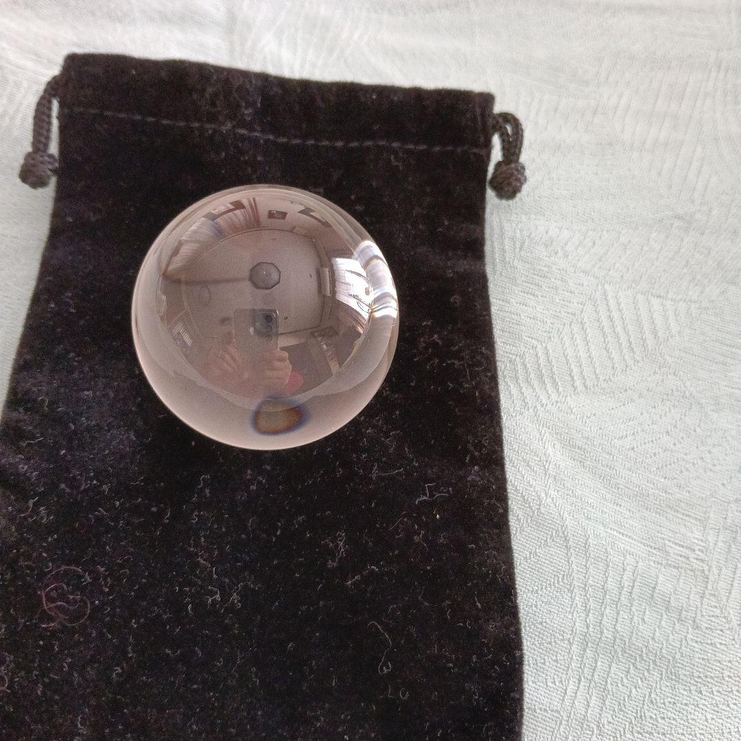 価格訂正　水晶珠45㍉袋付き