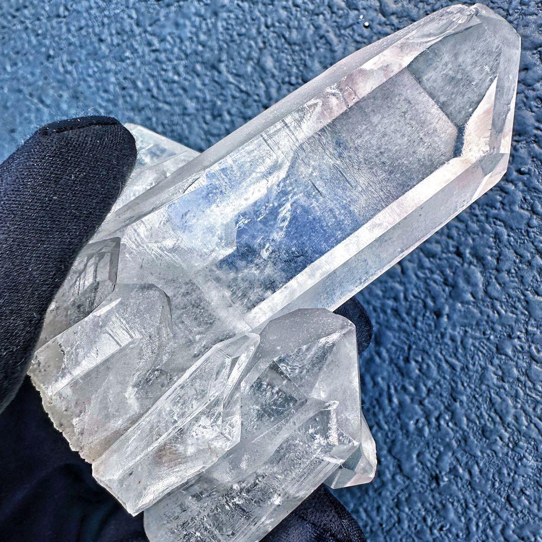 希少高透明度❗️マニカラン産レインボー☆ヒマラヤ水晶クラスター強いパワーA1410