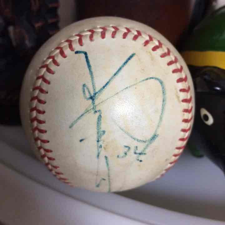 山本昌 直筆サインボール