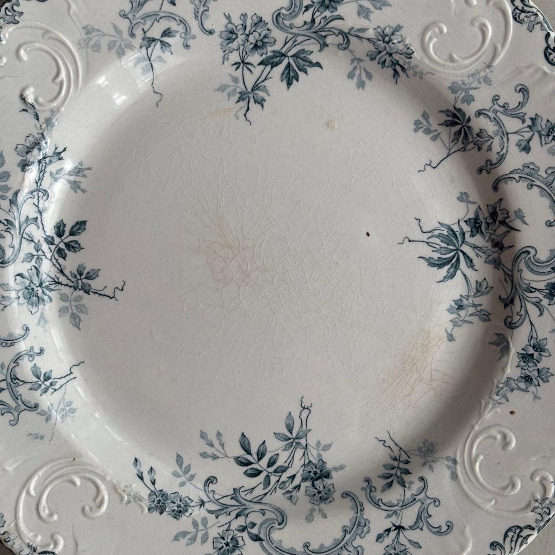 専用❣️フランスアンティーク ショワジールロワ エレガントな花模様のコンポティエ