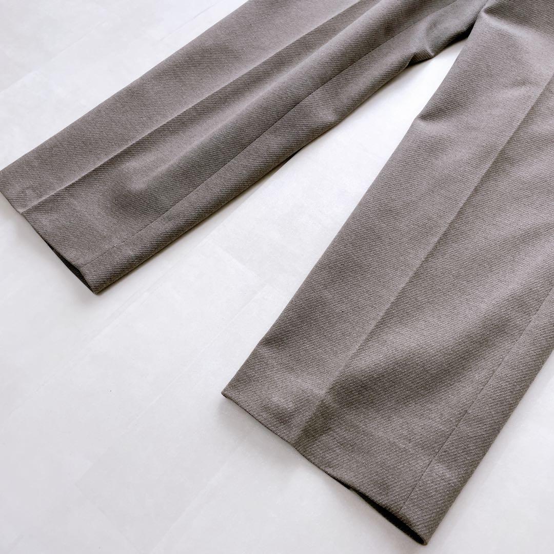 美品✨グリーンレーベル ボタニーサージ ノーラペルジャケット パンツセット 42