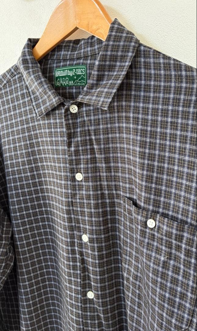 E*.様 BROWN by 2-tacs Open collar