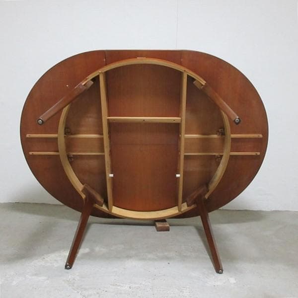 イギリス ビンテージ 家具 ダイニングテーブル ラウンド型 英国 6125e