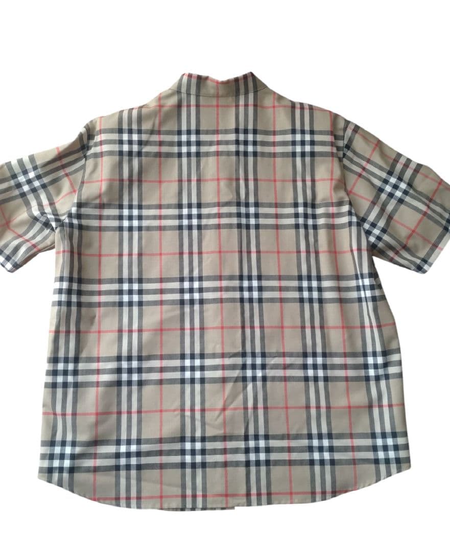 ✨美品【Burberrys】ノヴァチェック/半袖シャツ/15BR/大きめ/2XL