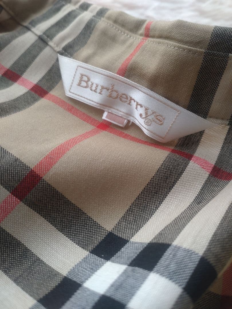 ✨美品【Burberrys】ノヴァチェック/半袖シャツ/15BR/大きめ/2XL
