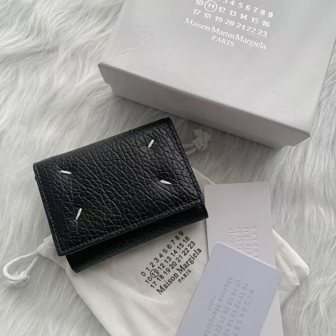 美品Maison Margiela 三つ折り財布 ブラック