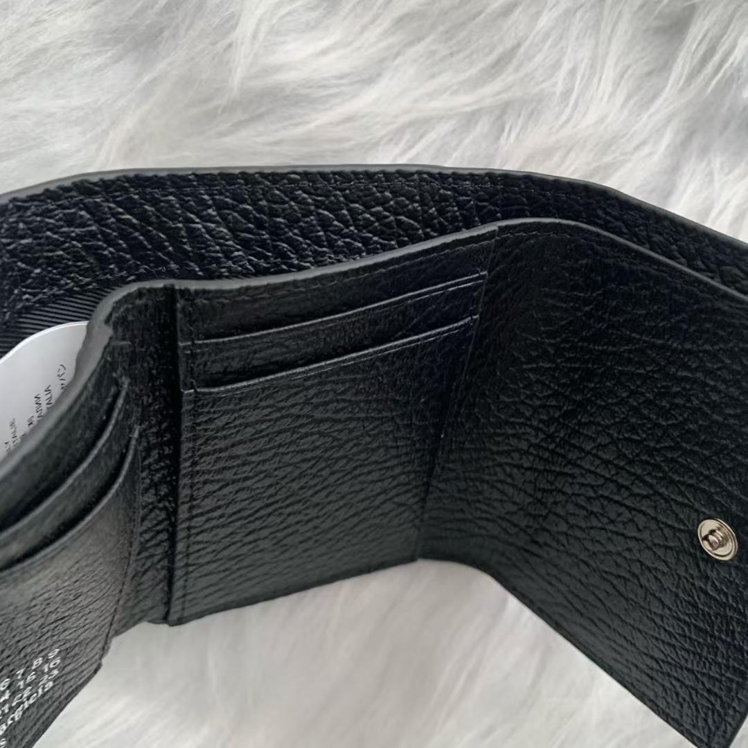 美品Maison Margiela 三つ折り財布 ブラック
