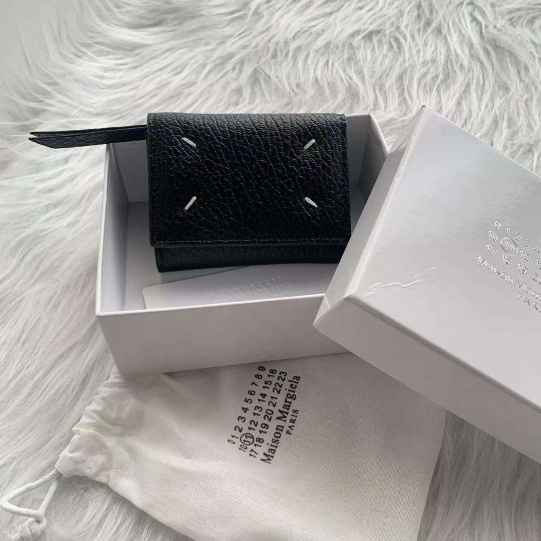 美品Maison Margiela 三つ折り財布 ブラック