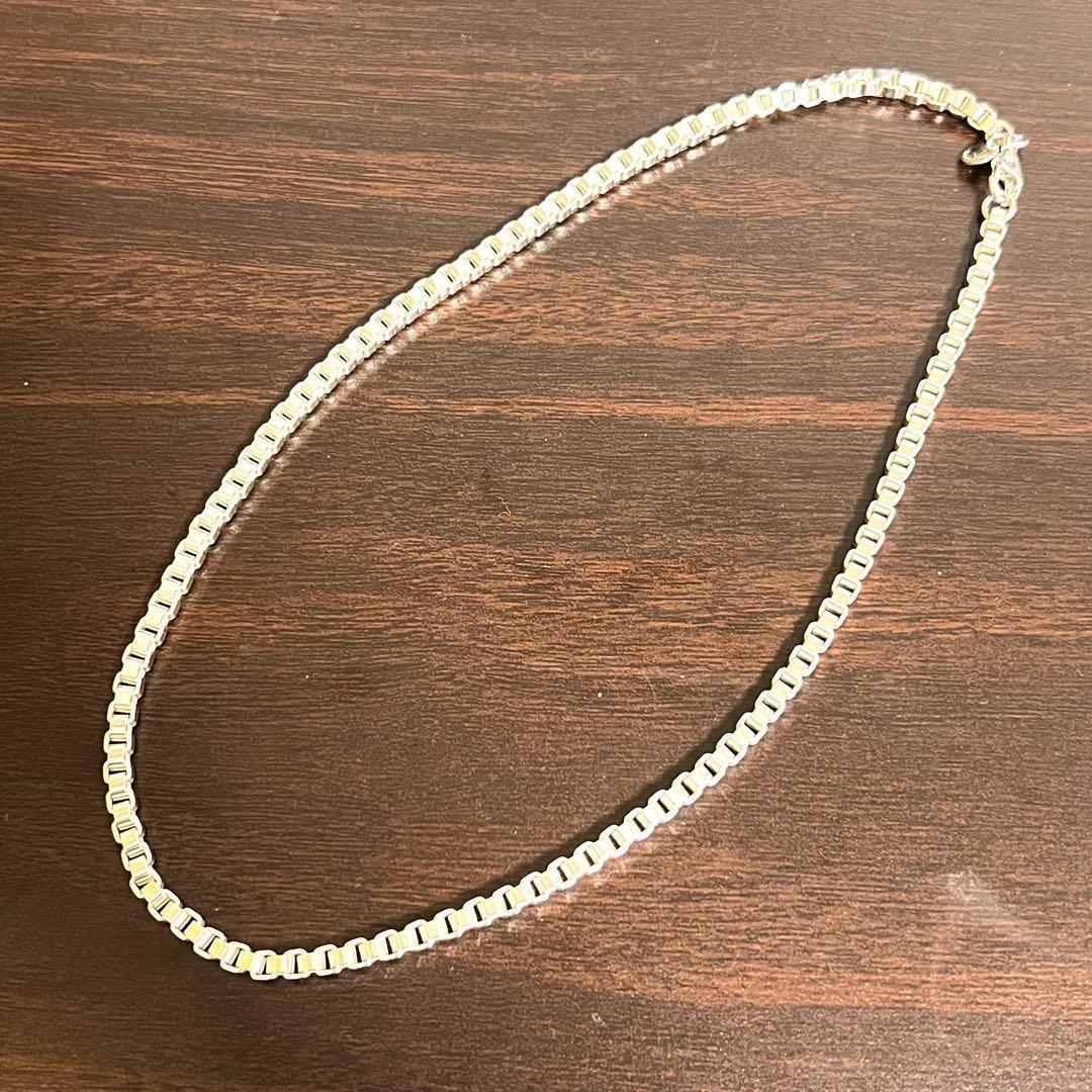 美品 ティファニー ネックレス ベネチアン シルバー 925 ロングチェーン