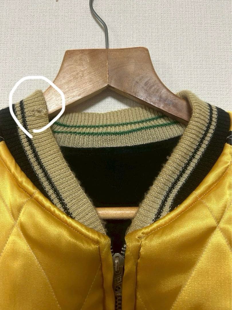 テーラー東洋スカジャン　リバーシブル　別珍×サテンキルト　L TT11147