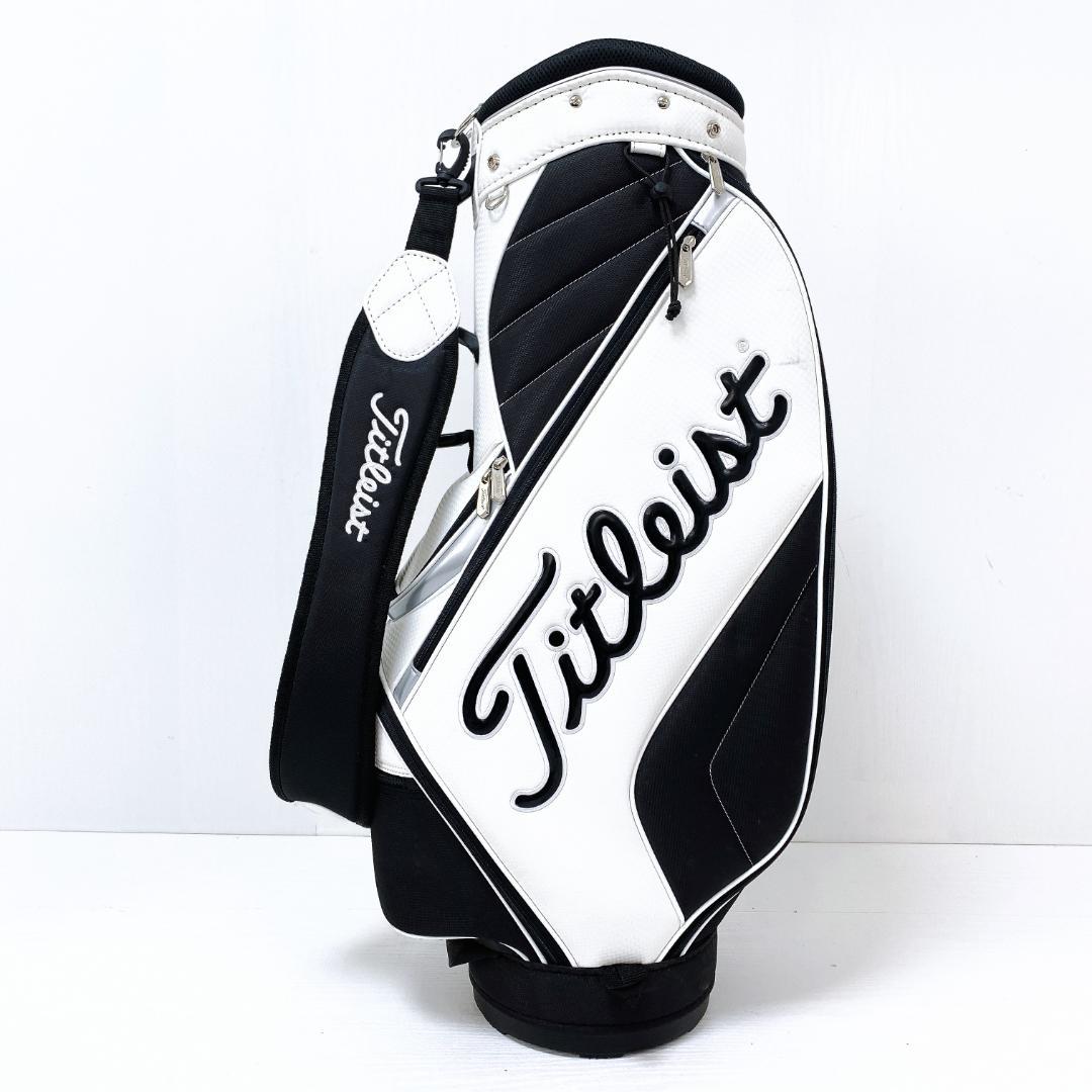 【美品】タイトリスト キャディバッグ ゴルフバッグ 8.8型 カート式