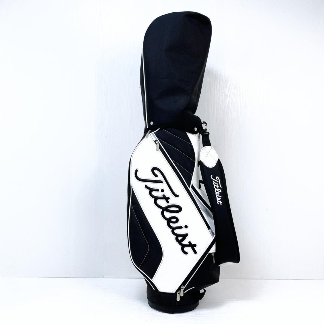 【美品】タイトリスト キャディバッグ ゴルフバッグ 8.8型 カート式