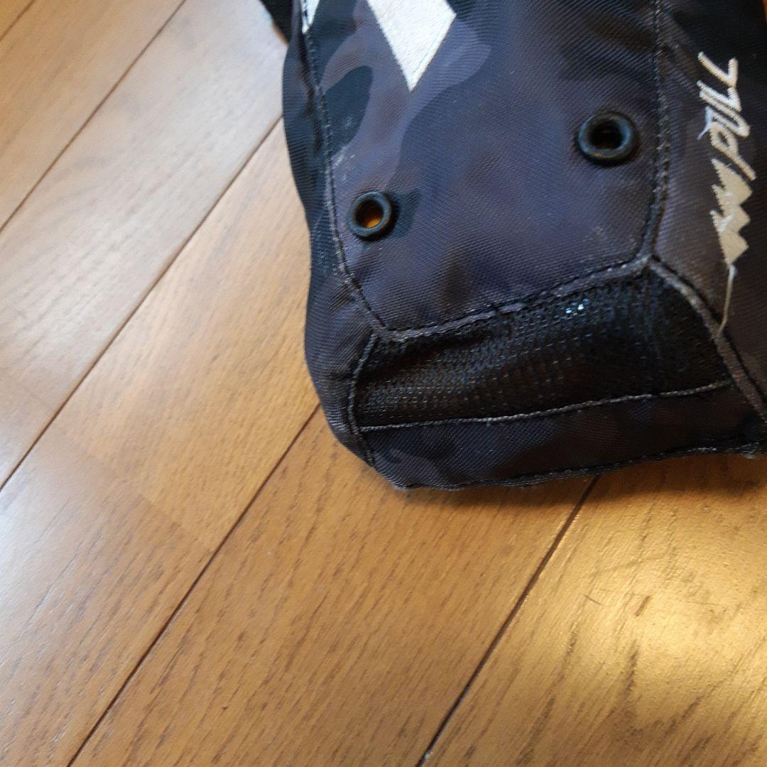 DAIWA DF-2321 フリーサイズ ブラックカモライフジャケット 引き紐付