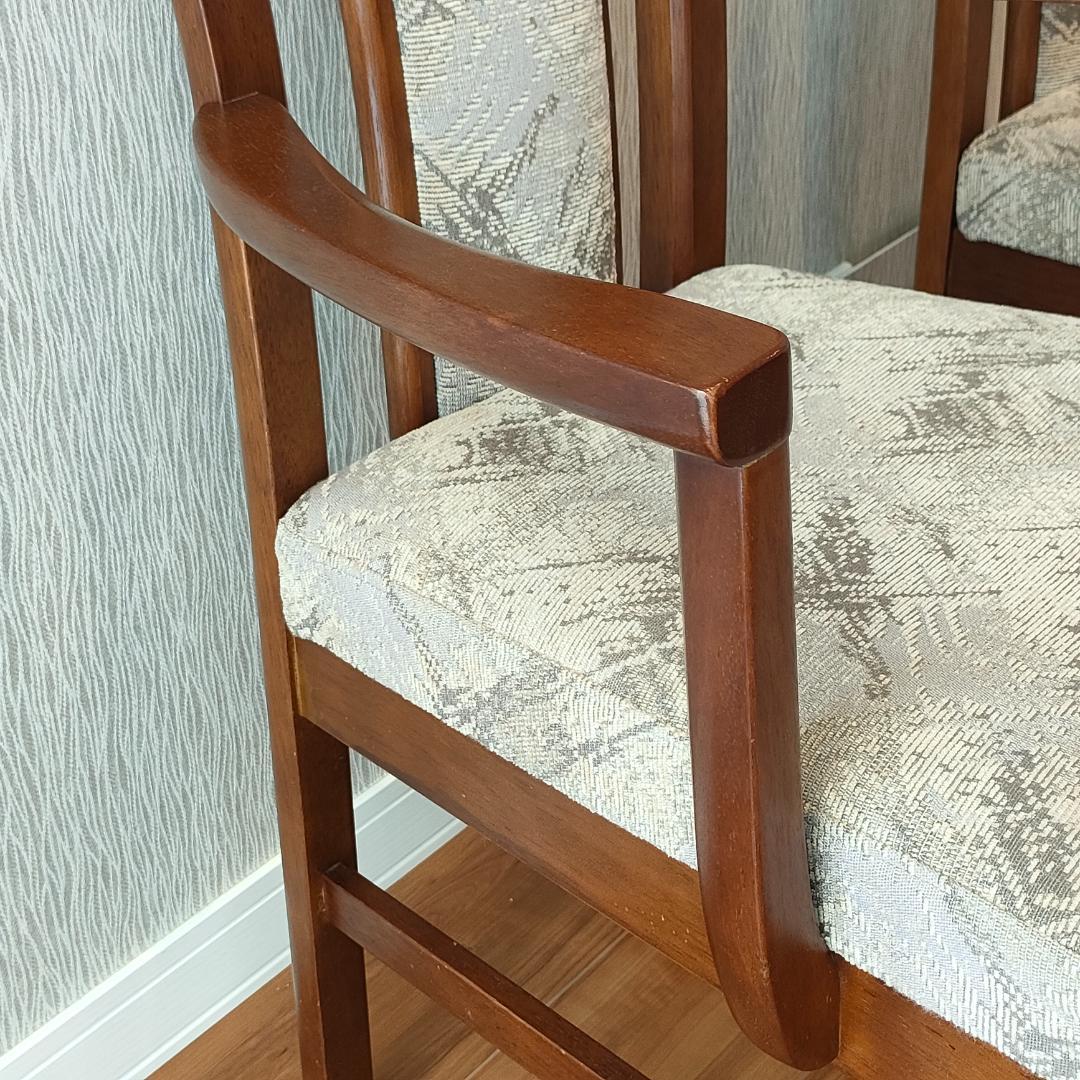 ヴィンテージ　カリモク　アームチェア　ハイバック　2脚セット