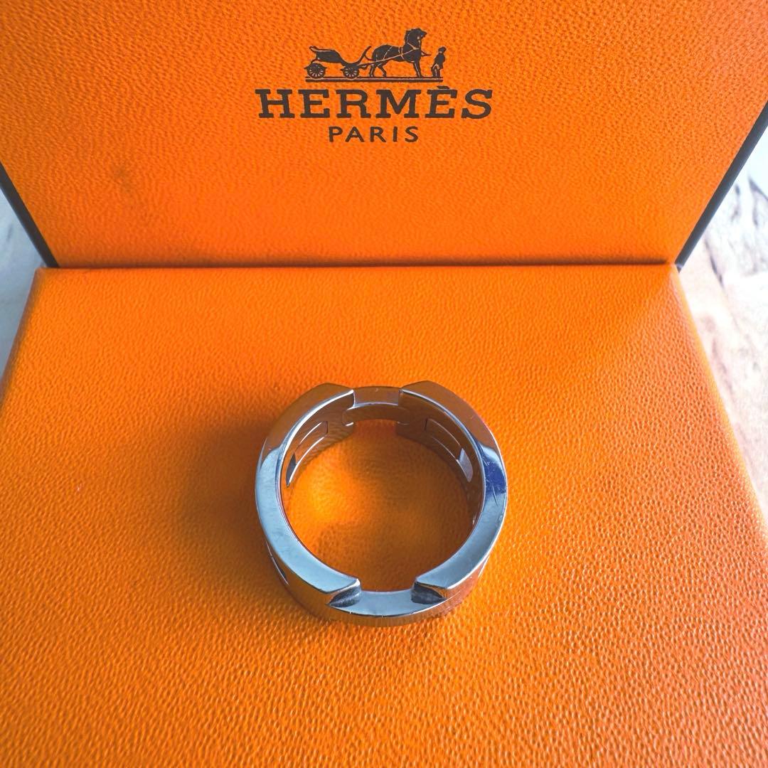 希少 HERMES Turbo リング 60サイズ メンズ 指輪