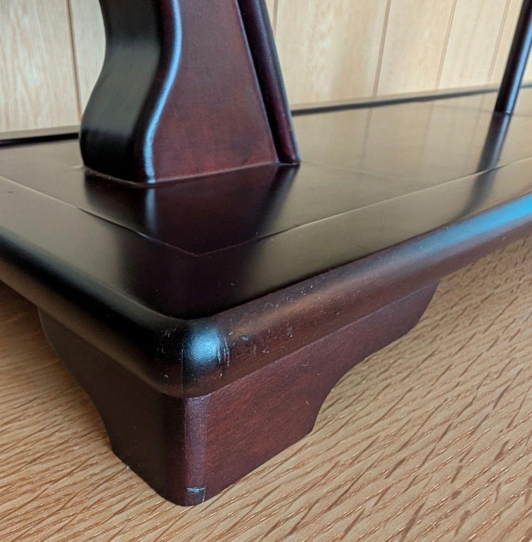 木製飾り棚　盆栽飾り