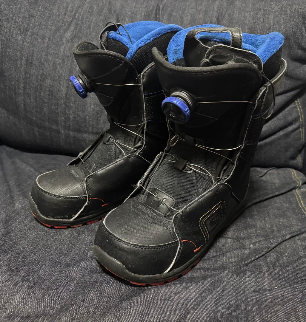 Salomon スノーボードブーツ BOAシステム ブラック/ブルー