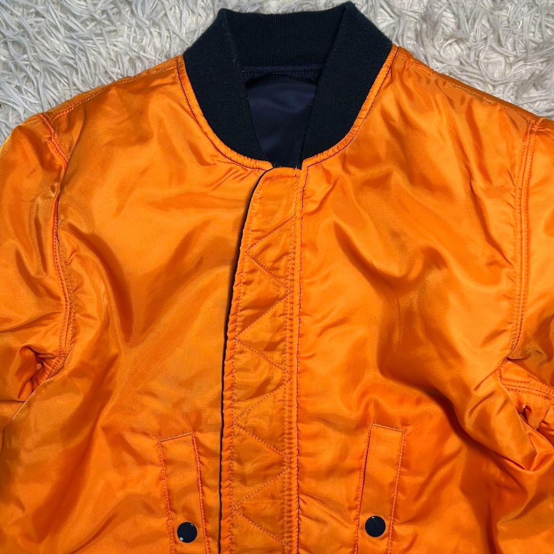 90s alpha industries ma-1 フライトジャケット　ネイビー