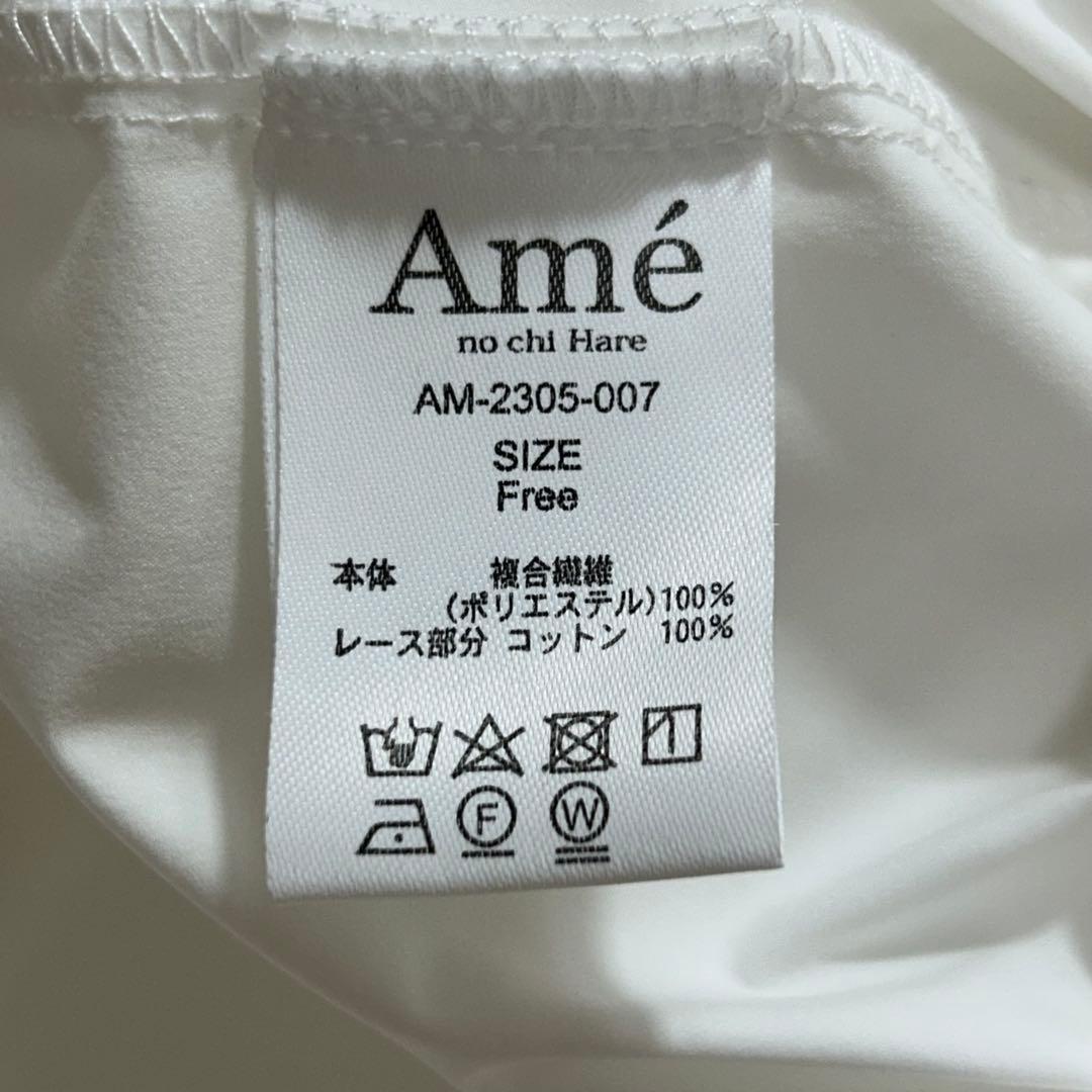 アメノチハレ Keep clean ピンタックチュニックブラウス 半袖 撥水